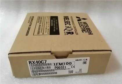 Mitsubishi MELSEC IQ-R RX40C7 DC skaitmeninis įvesties / išvesties bloko modulis 16DI 24VDC